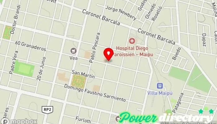 mapa de RECURSOS Préstamos Pesonales - Maipú Agencia de préstamos en Maipú