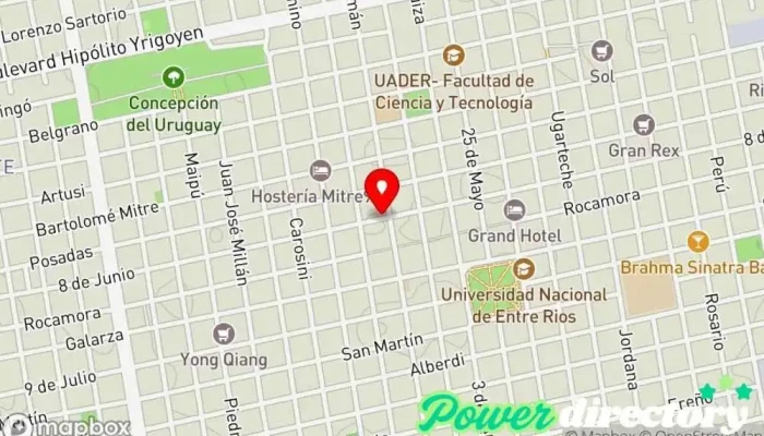 mapa de Red Mutual - MUPER Asociación u organización en AOC