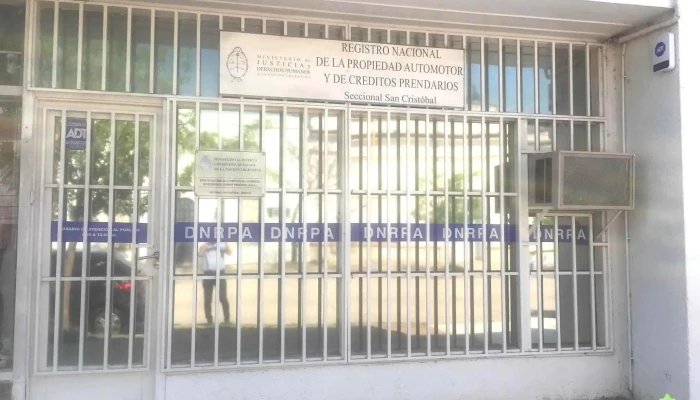 Registro De La Propiedad Del Automotor Y Creditos Prendarios   San Cristobal Telefono - San Cristobal