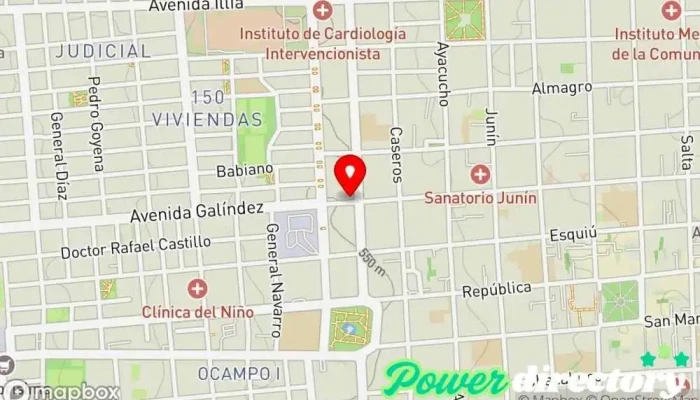 mapa de Registro del Automotor - Seccional Motovehículos - Catamarca 