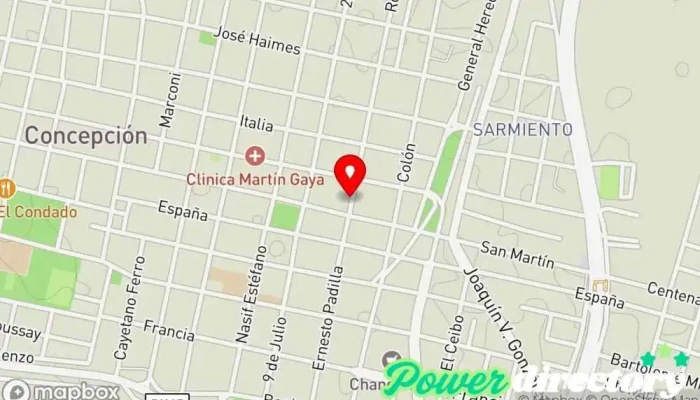 mapa de Registro Del Automotor Y Creditos Prendarios Agencia de registro de automóviles en Concepción