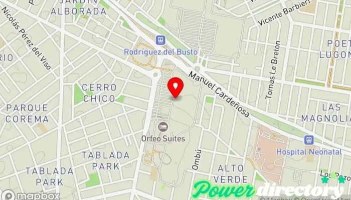 mapa de REHAB Kinesiología y Fisioterapia Fisioterapeuta en Córdoba