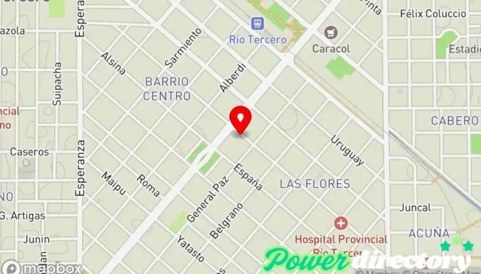 mapa de Rehabilitación Integral Odontologica Dentista en Río Tercero
