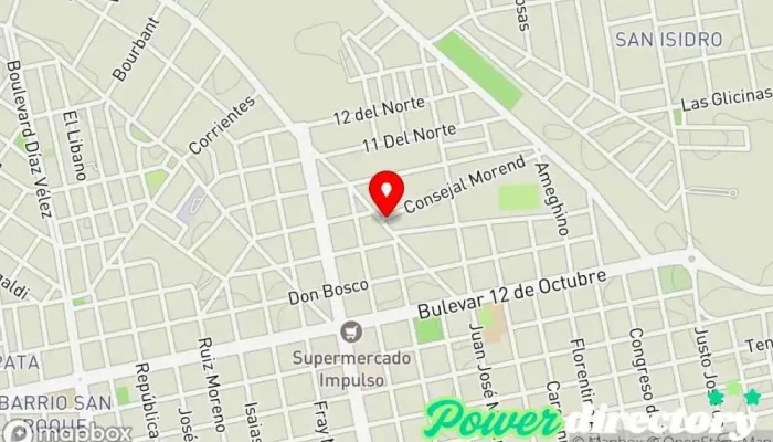 mapa de Reposteria Dulce Paladar Panadería en Concepción del Uruguay