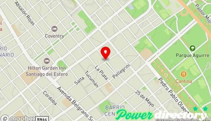 mapa de Repostería Plaza Pastelería en Santiago del Estero
