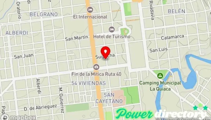mapa de Ria Envío de dinero - Cobro express Servicio de transferencias de dinero en La Quiaca