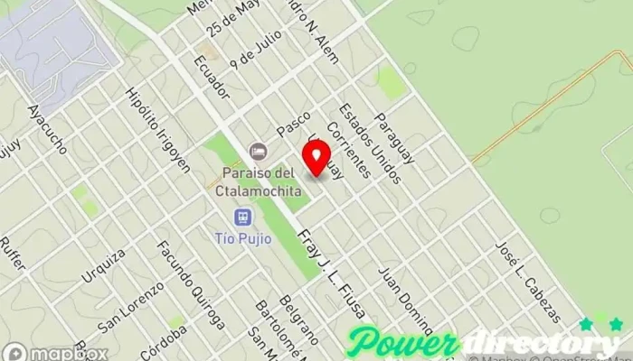 mapa de Ria Envíos de dinero - Polirubro Milena Servicio de transferencias de dinero en Tío Pujio