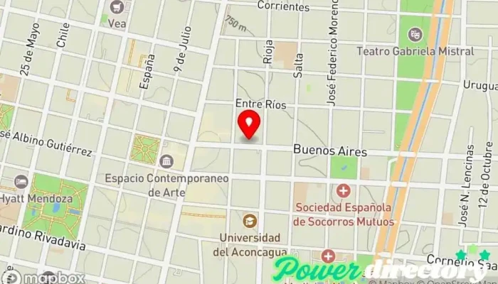 mapa de RL creditos Servicio de asesoramiento crediticio en Mendoza