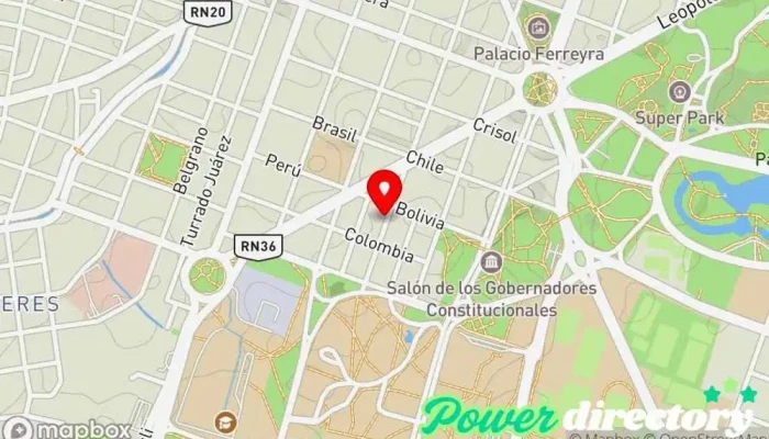 mapa de RPG Centro Centro de salud y bienestar en Córdoba