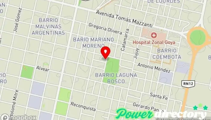 mapa de Ruben H Brundo  en Goya