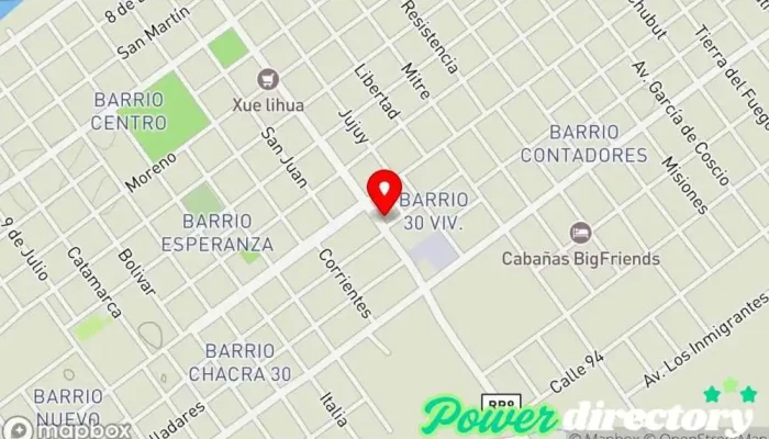 mapa de Sabores Caseros, Rotiseria y Pasteleria Tienda de alimentación en Paso de la Patria