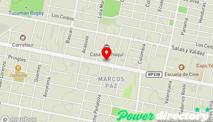 mapa de Sabores Nuestros Pastelería en Yerba Buena