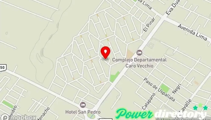mapa de Salud Fisica Centro médico, Psicólogo infantil, Gimnasio, Tienda naturista, Nutricionista, Psicólogo en San Martín