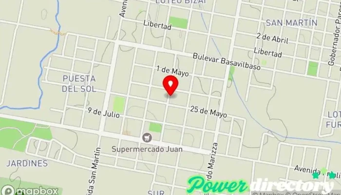 mapa de San Benito  en San Benito