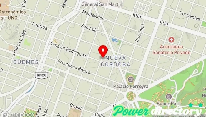 mapa de Sanatorio Allende S.A. Oficina médica, Clínica ambulatoria en Córdoba