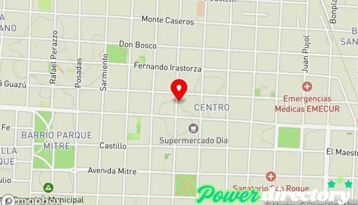 mapa de Sanatorio Curuzu Cuatia SRL Clínica ambulatoria en Curuzú Cuatiá