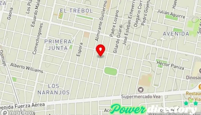 mapa de SANMAR SALUD Kinesiólogo en Córdoba