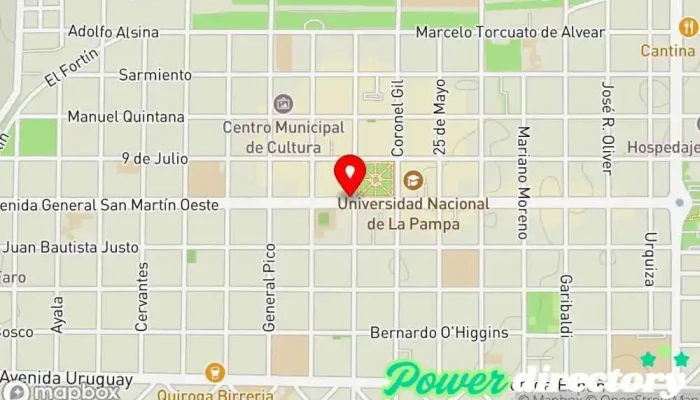 mapa de SANTA ROSA CASH Servicios de empresa a empresa en Santa Rosa