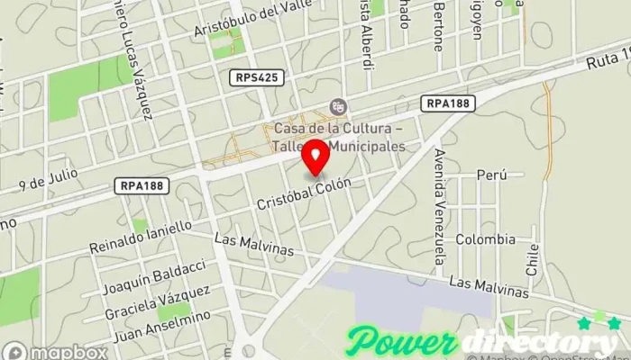mapa de Sativa Salud Activa Kinesiólogo, Osteópata, Fisioterapeuta, Clínica de fisioterapia, Centro de rehabilitación en Monte Cristo