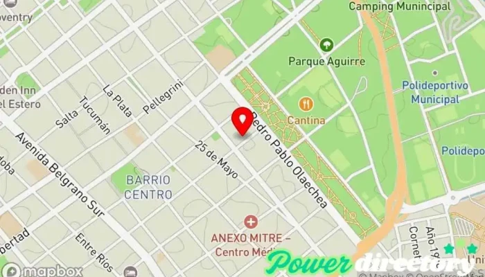 mapa de Servicio Médico Asistencial 