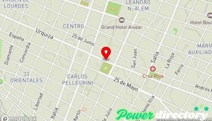 mapa de Sidecreer Institución financiera, Agencia de préstamos en Paraná