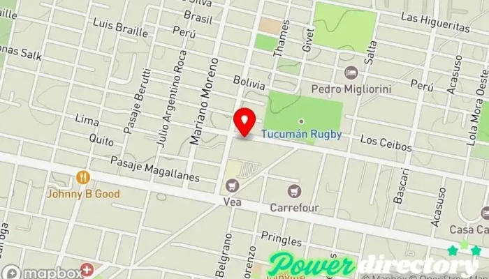 mapa de Silveyra, Guillermo Julio Panadería en Yerba Buena
