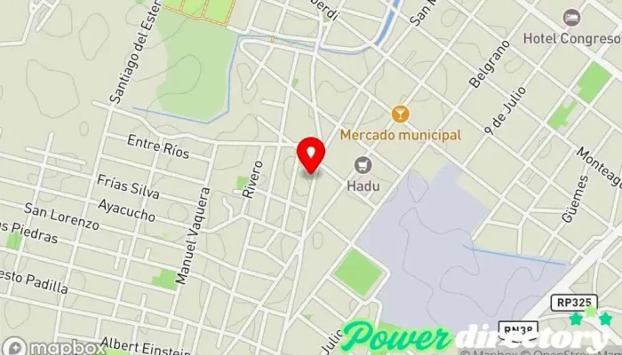mapa de Simer Srl Centro de rehabilitación, Centro de salud en Monteros