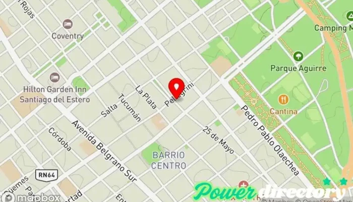 mapa de Simoni Comida a domicilio, Panadería en Santiago del Estero