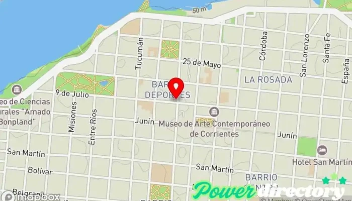 mapa de SinAlgia Kinesiólogo en Corrientes