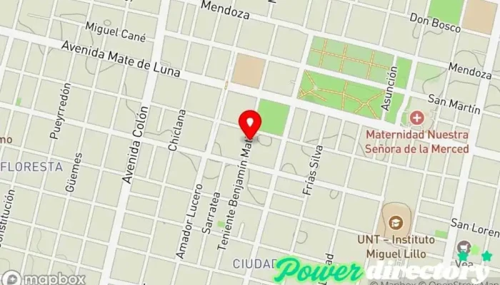 mapa de Sir Rehabilitacion  en San Miguel de Tucumán
