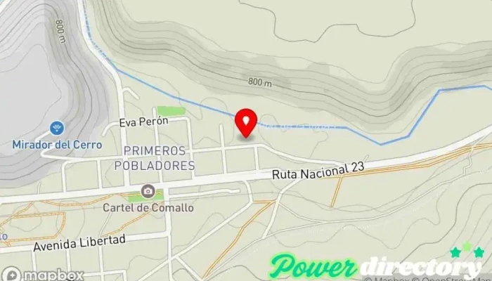 mapa de Sociedad Rural Comallo Organización sin ánimo de lucro en Comallo