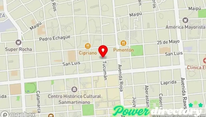 mapa de Solfin Institución financiera en San Juan
