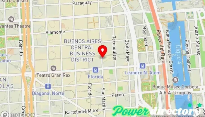 mapa de SOLUCIONES FINANCIERAS S.A. Consultora financiera en Cdad. Autónoma de Buenos Aires