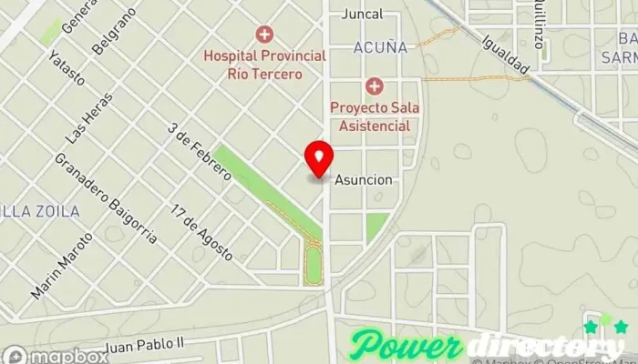 mapa de STRETCH- Reeducación Postural Centro de salud en Río Tercero