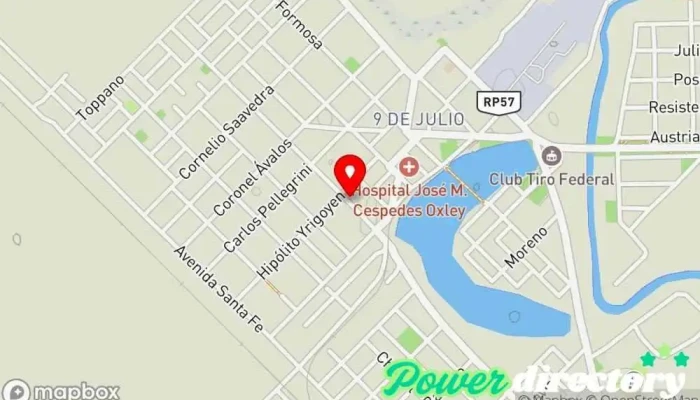 mapa de Sucursal Puerto Tirol Cooperativa de Trabajo Unidos Oficina de correos en Puerto Tirol