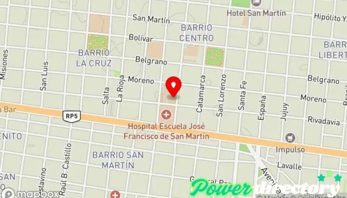 mapa de SUK - UNNE Escuela universitaria en W3400CDW