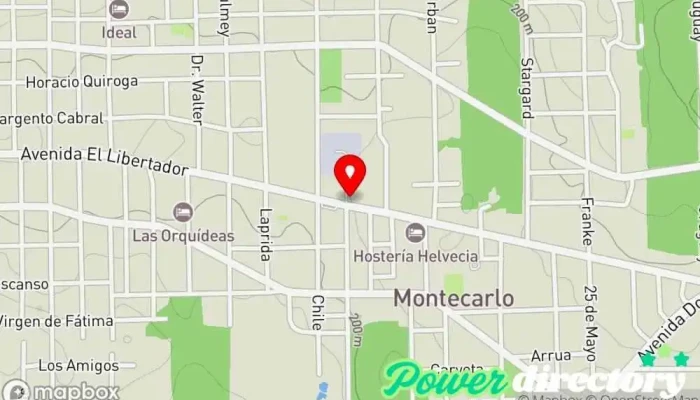 mapa de Supermercado Cooperativa Agrícola Mixta de Monte Carlo Ltda. Supermercado en Montecarlo