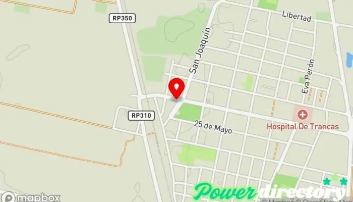 mapa de Supermercado El Productor Centro comercial en Trancas