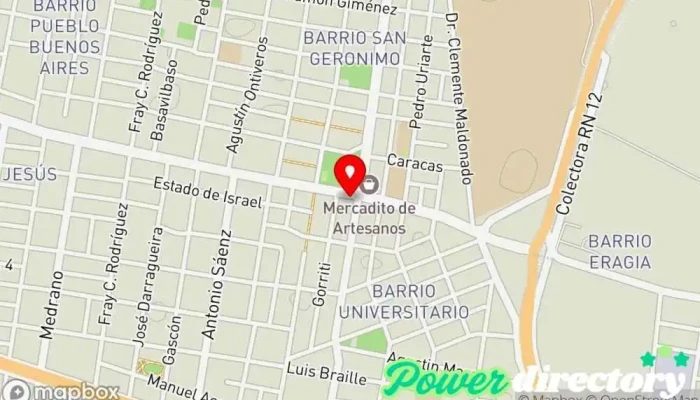 mapa de Supermercados Parada Canga Supermercado, Panadería, Grandes almacenes en Corrientes