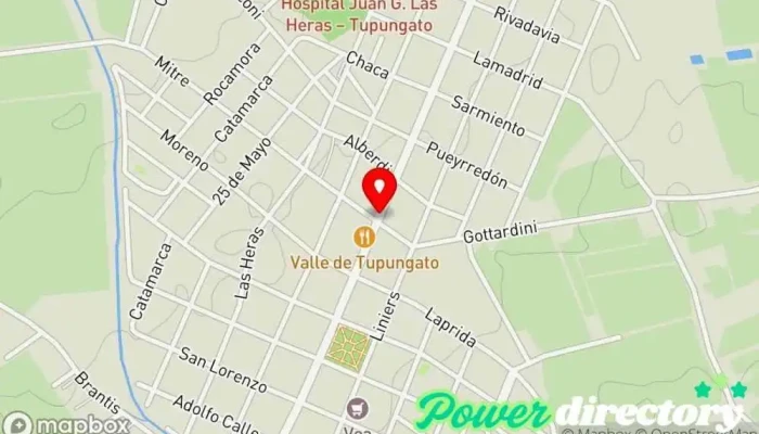 mapa de Supervielle Sucursal 73 | Tupungato Banco en Tupungato