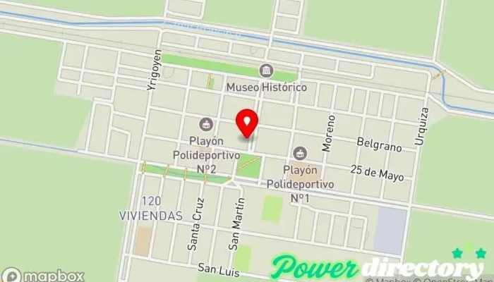 mapa de Tarjeta Faro  en Cervantes