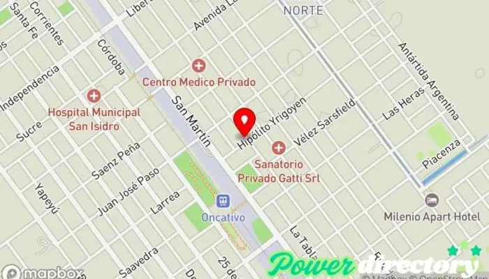 mapa de TARJETA PASE LIBRE Consultora financiera en Oncativo