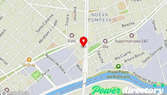 mapa de Tarjeta Plata Cooperativa de ahorro y crédito, Agencia de préstamos en DOE