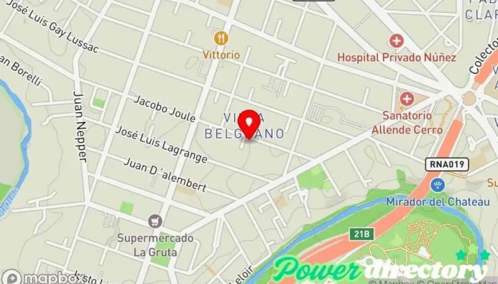 mapa de Therapicgym Kinesiólogo en Córdoba