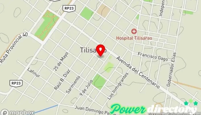 mapa de Tilisarao Sl Banco en Tilisarao