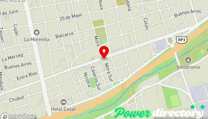 mapa de Tinos Panaderia y Pasteleria Panadería en San Luis