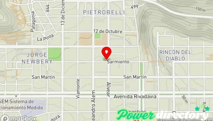 mapa de Todo Cuotas Sa  en Comodoro Rivadavia