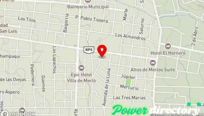 mapa de Todo rico Panadería en Merlo