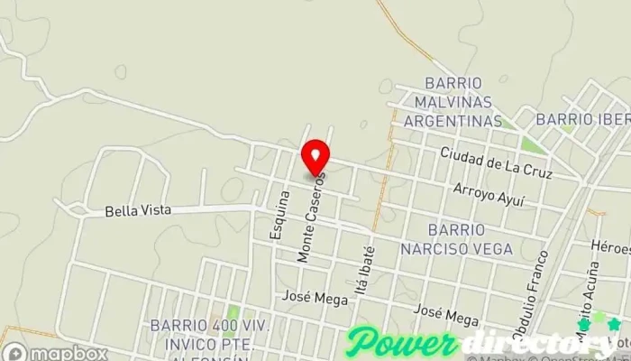 mapa de Tortas ofelia Panadería en Gdor. Virasoro