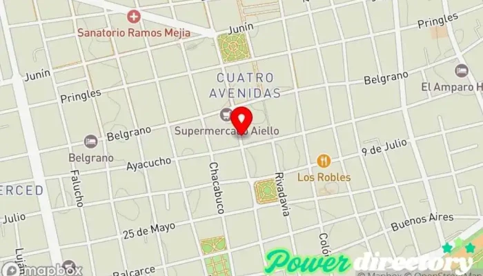 mapa de TRIGAL Panadería Artesanal Panadería en San Luis